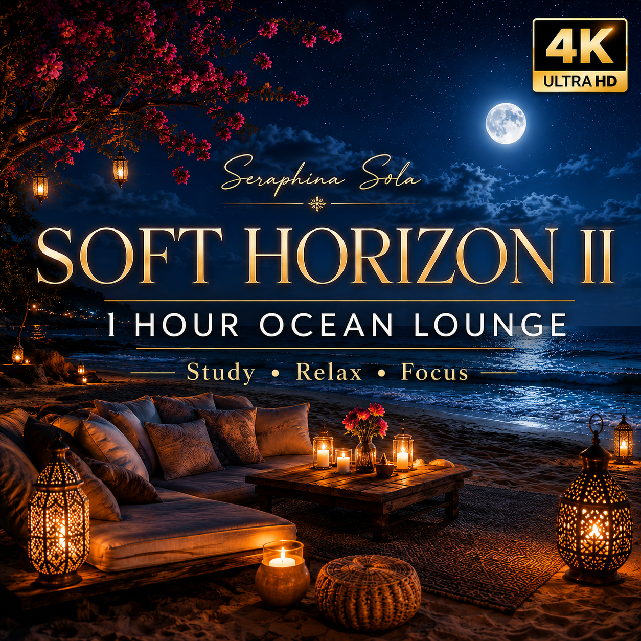 Seraphina Sola – Indian Ocean Night | 4K Study & Focus Ocean Lounge